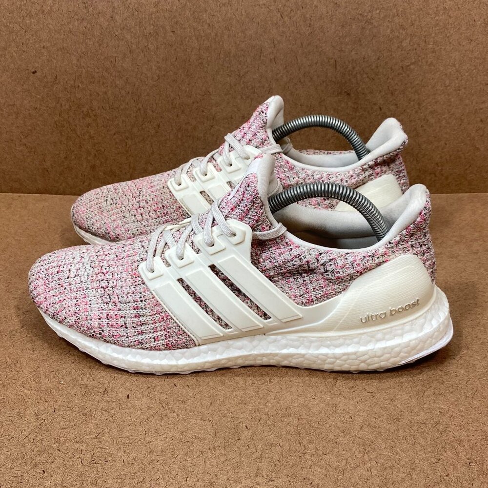 Adidas Womes Ultraboost 4.0 Running Shoes Pink Static Size 10 Lightweight